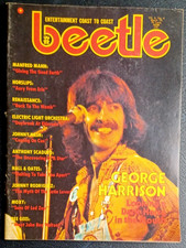 BEETLE Canadian Magazine March 1975 George Harrison, ELO, Bee Gees Near Mint Q9