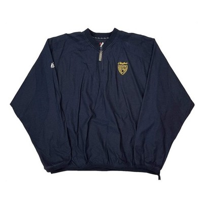 Central Majestic Windbreaker - Large Navy Polyester