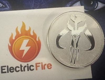 2020 Niue $2 Star Wars Mandalorian Mythosaur   1 oz .999 Silver   BU