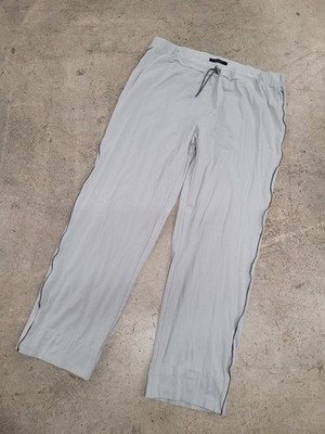 Zegna ''S'' Sport Mens Size XL Gray Sweatpants Drawstring Cotton Blend *customized
