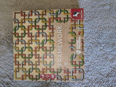 Framework - Pegasus Spiele Games Board Game - Excellent Condition - Complete