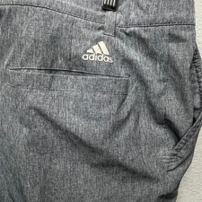 New Adidas Golf Shorts Men Gray Heather Stretch 10" Woven Chino Performance