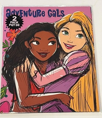 Disney Princess Adventure Gals Folder 2-Pack Moana Rapunzel 2 Pocket School