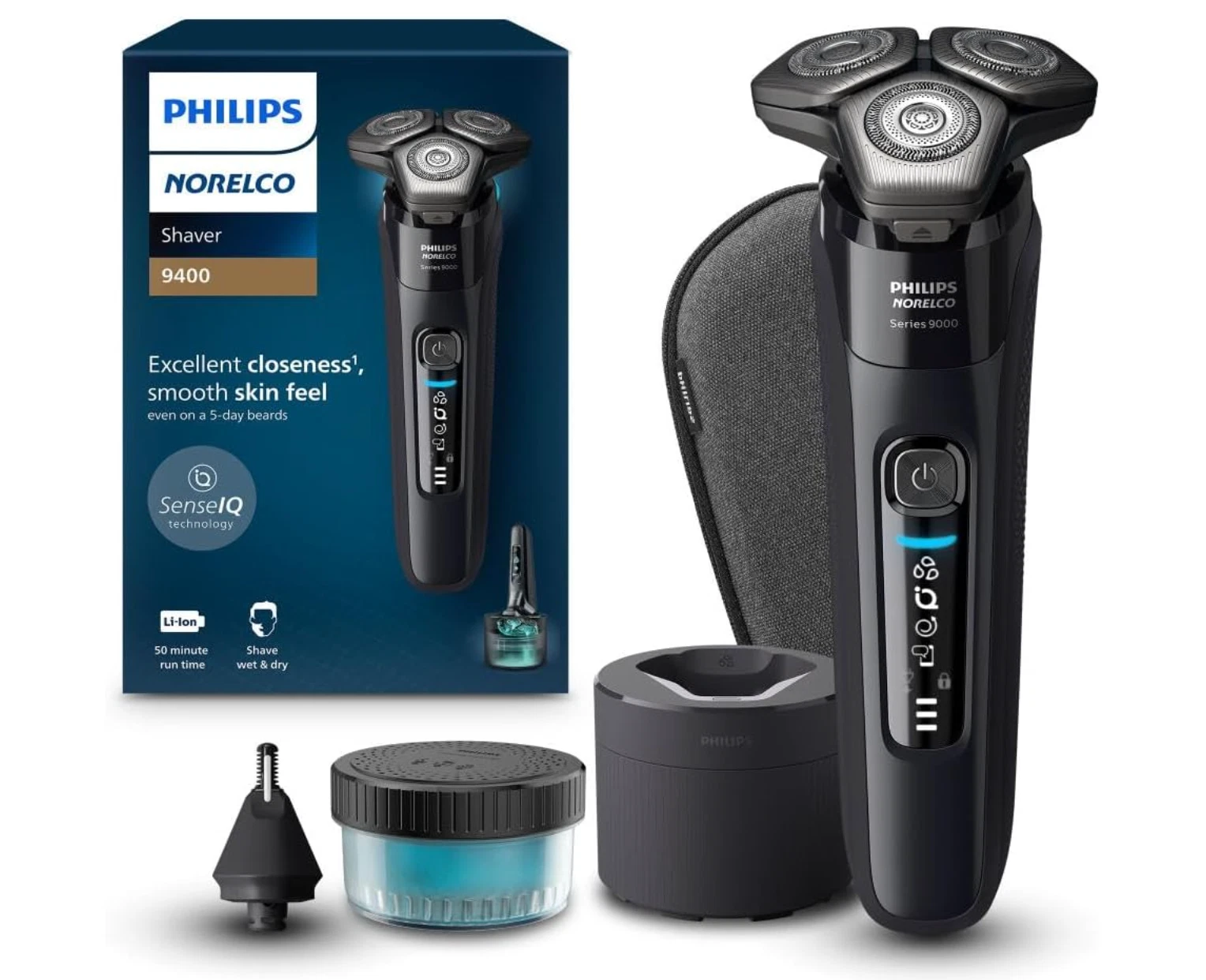 Philips S9606/80 Series 9400 electric shaver main view