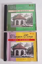 2 Video CDs Karaoke Vissayan Songs Vol 3 4 Philippines Universal Records 1996