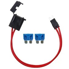 32V 16 AWG Specialized Car Fuse Holder Connector 15A, Low Profile Mini Blade 15A
