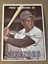 1967 TOPPS - FRED VALENTINE SENATORS #64
