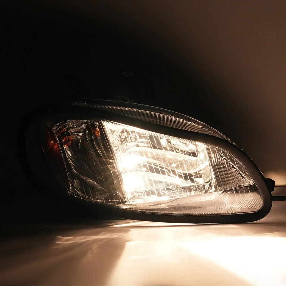 For Freightliner M-2 M2  2003-2018 Chrome Headlights Headlamps LH & RH Pair Set - Image 3 of 4