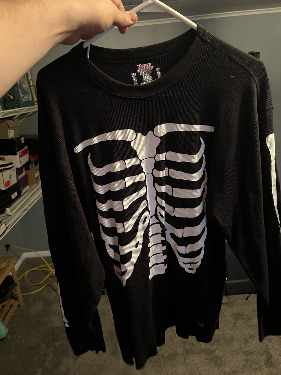 Supreme Hanes Thermal Skeleton Set XL Used | eBay