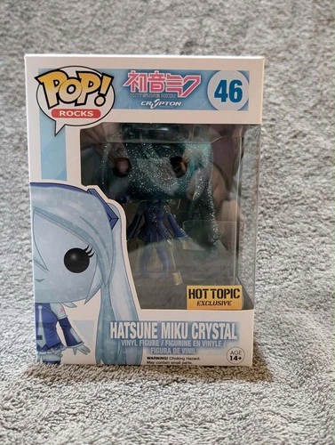 Funko Pop! Rocks Hatsune Miku Crystal Glitter Hot Topic Exclusive Vinyl Figure
