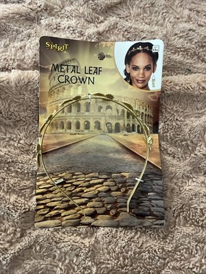 Metal leaf crown headband - spirit Halloween - Greek costume accessory