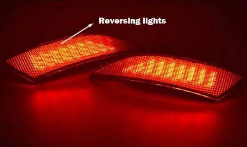 Parachoques trasero hatchback luz antiniebla 2 piezas señal de giro LED DRL 2012-14 para Ford Focus Foto 4 de 4