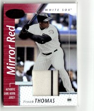 2002 Leaf Certified #108 Frank Thomas Mirror Red #/150