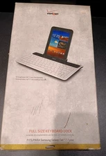 Verizon Full Size Keyboard Dock, Fits Samsung Galaxy 7.7 Plus Tablet NEW