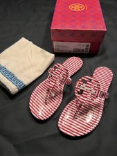 Tory Burch Miller Striped Sandals for Women for sale
