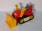 Vintage Fisher Price Husky Helper Bulldozer #329