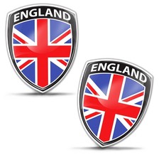 British Flag 3D Silicone Gel Stickers - EU Made | F 150