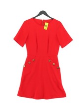 Closet A-Line Midi Dress M in Red