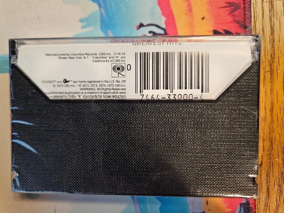Vintage NEW SEALED 1975 Chicago IX Greatest Hits 1974-1975 Cassette So Rare - Image 2 of 2