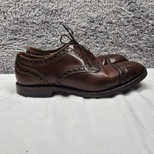 Allen Edmonds Shoes Mens US 8 D Rogue Oxford Dark Brown Leather 5043 Made In USA