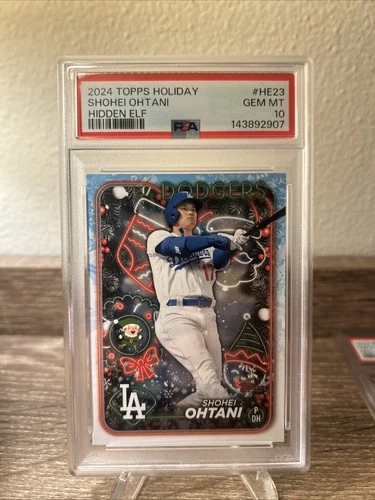 2024 Topps Holiday Hidden Elf Shohei Ohtani #HE-23 PSA 10