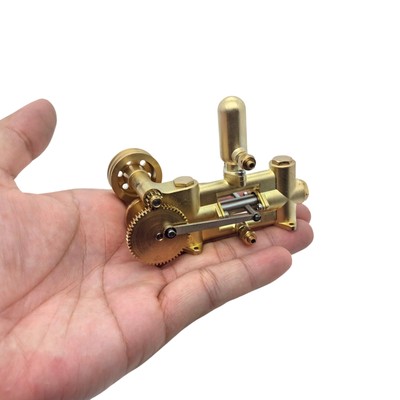 Microcosm P71 Mini Brass Double-Acting Piston Pump Accessory   For Engine Models