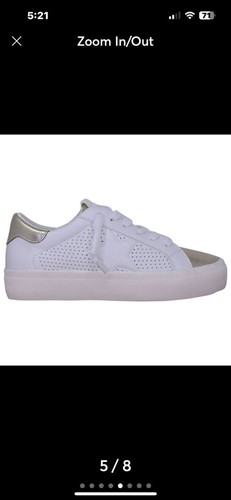 Women's Vintage Havana IVY Ro Vint White IVY 2/WHT Size 6.5 Gold Star Retro