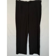 East 5th Woman NWT Black Dress Pant 18W High Rise Straight Leg Business Trousers