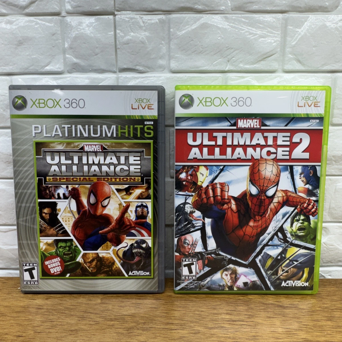 25+ Marvel: Ultimate Alliance Microsoft Xbox 360 Video Games for