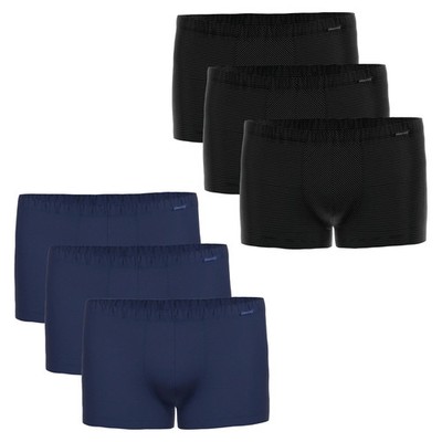 AMMANN Herren Boxershorts 3er Pack - Retro Short Cotton & More, Ton-in-Ton St...