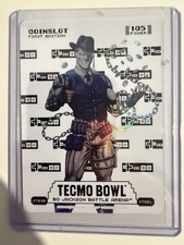 2026 Bo Jackson Battle Arena Tecmo Bowl Coinslot Steel Sore Thumbs (RC) ST636