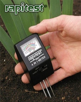 Soil Tester Rapitest: 4 In 1 Mini pH Light NPL #1818