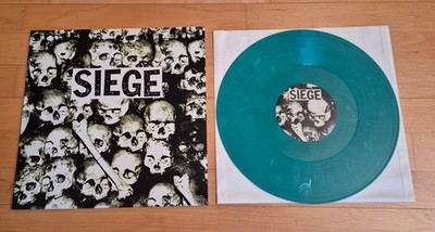 SIEGE - Drop Dead - LP col. Green Marbled - Neuwertig