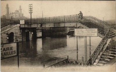 Old postcard Paris 7th - Station du Champs-de-Mars - LL.8 (64776)