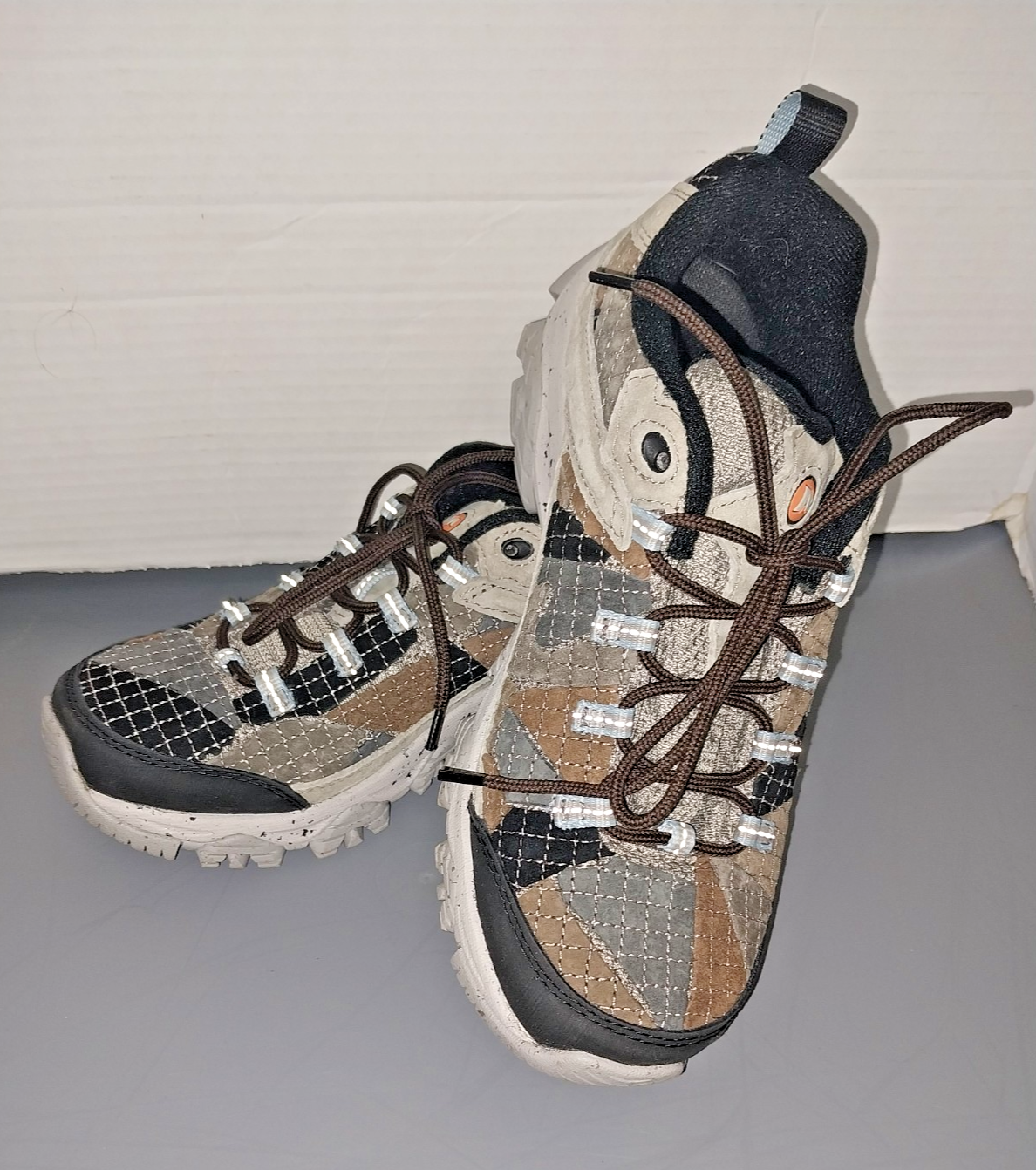 Scarpe sneakers Merrell Vibram donna trekking trail misura 7 5 trapuntate