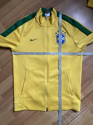 2014 2015 BRAZIL N98 AUTHENTIC FOOTBAL SOCCER JACKET NIKE 589852