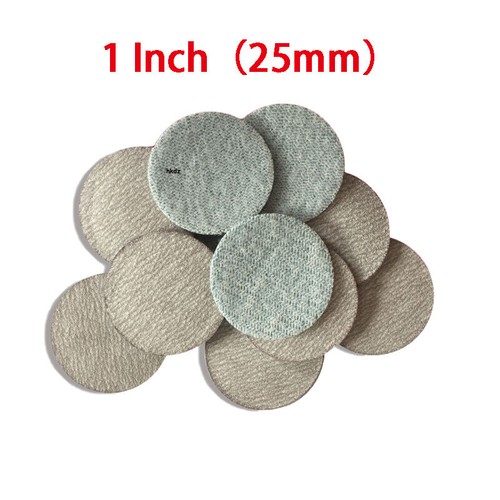 Discos de lijado de gancho y bucle de 1"" 25 mm 60-1000 granos almohadillas de lija húmedo y seco - Imagen 2 de 6