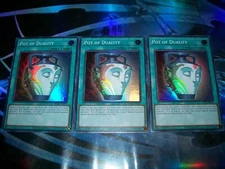 3x Pot of Duality 1st Edition Super Rare RA02-EN057 Yu-Gi-Oh!