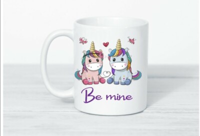 Tasse ''Einhorn Be mine ...'' Geburtstag, Valentinstag, Geschenke