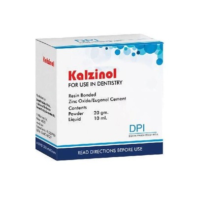 DPI-Kalzinol Temporary Dental Non Resin Filling Cement Zinc Oxide/Eugenol Base