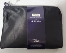 TUMI Amenity Travel Toiletry Bag Case Kit Delta First Class Black