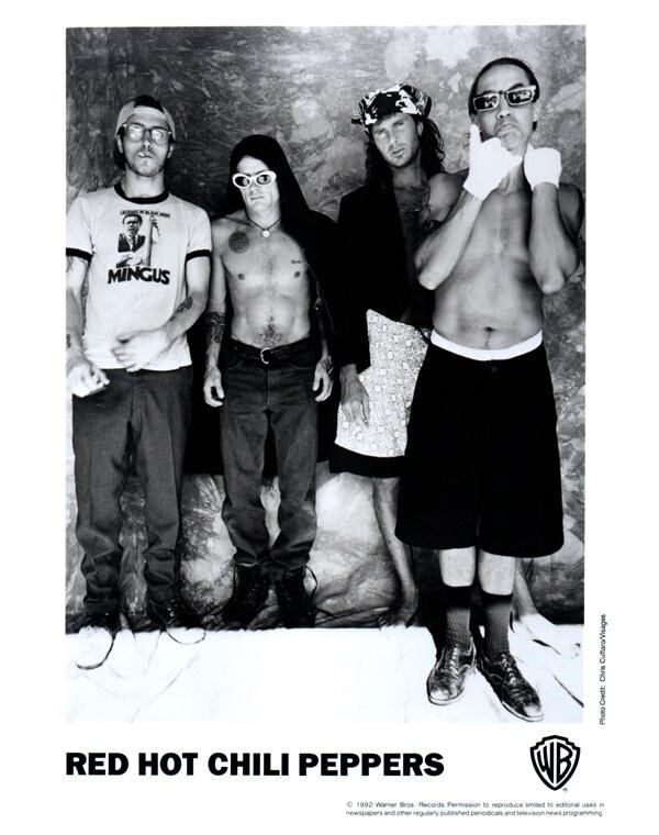 Red Hot Chili Peppers Rock Band 1992 Warner Bros Publicity