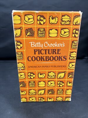 Vintage Betty Crocker's Picture Cookbooks 8 Book Boxed Set 1982 Golden ...
