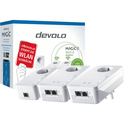 devolo Magic 2 WiFi 6 Multiroom Kit, Powerline