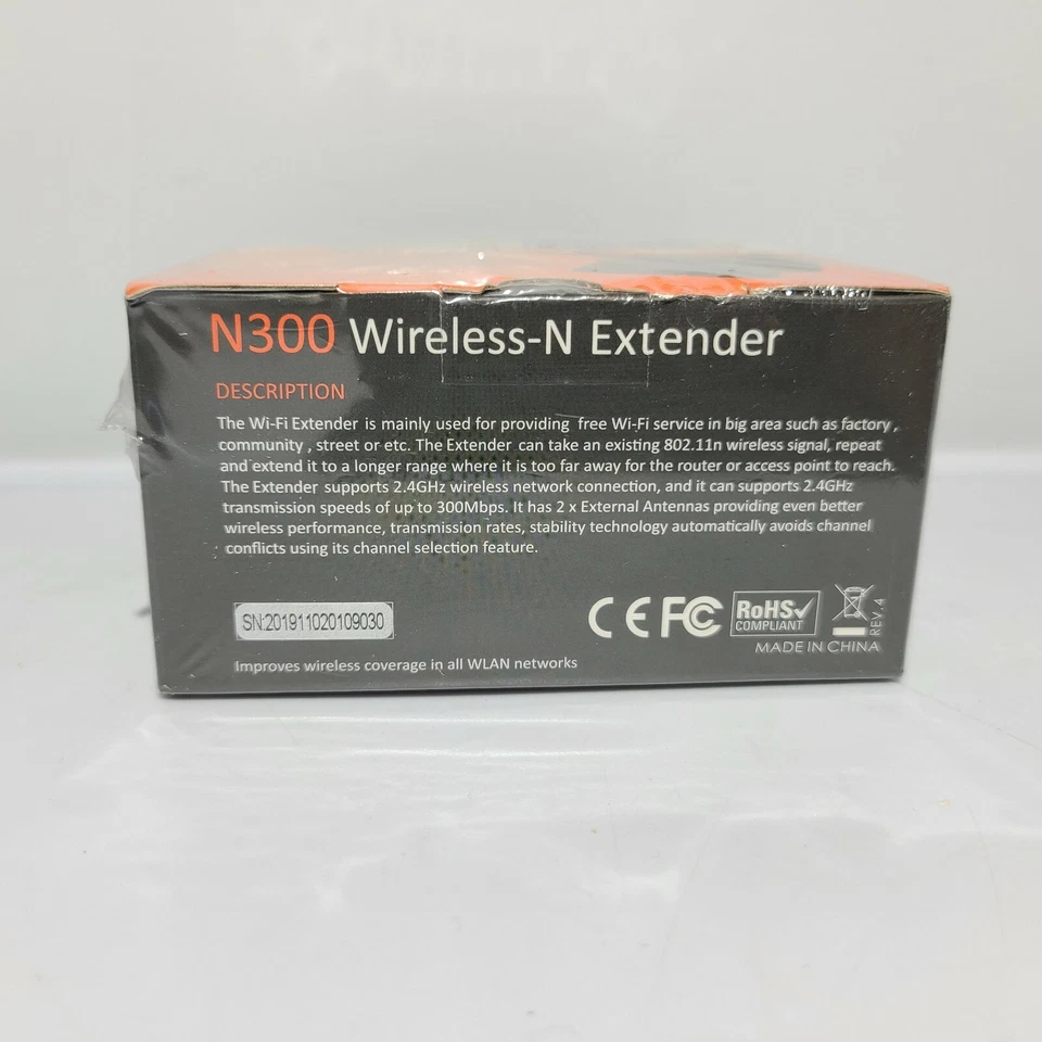 NEXTBOX WiFi Range Extender N300 Wireless Signal Booster & Repeater NEW - Image 4 of 4