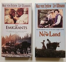 The Emigrants and The New Land VHS Two-Tape Set