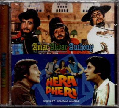 AMAR AKBER ANTHONY & HERA PHERI FILM SOUNDTRACK CD BOLLYWOOD / HINDI. UNIVERSAL