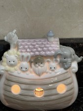 Enesco Precious Moments Noah's Ark Night Light Lion Elephant Giraffe Animals