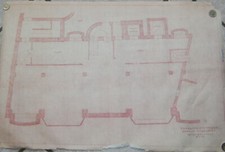 Kopie Bauzeichnung Konsum Kaufhaus Hillgasse Altenburg Keller DDR Warenhaus