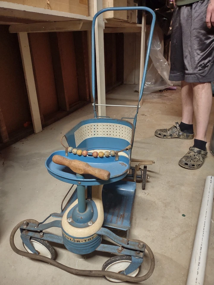 COCHECITO Y ANDADOR TAYLPT TOTS VINTAGE AÑOS 30 Foto 2 de 2